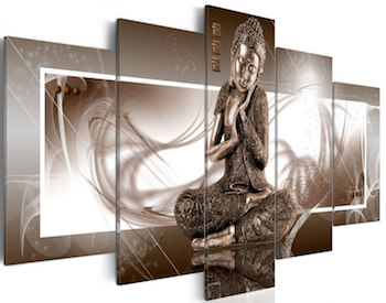 Fotografía de Buda sobre lienzo